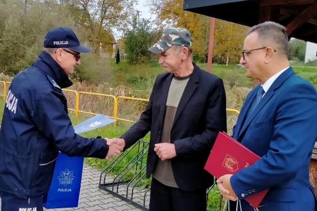 Podziękowania za pomoc w odnalezieniu grzybiarki