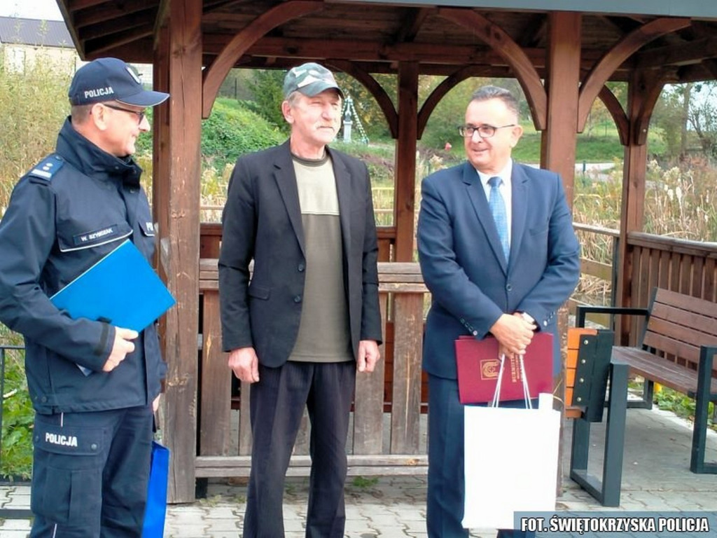 Podziękowania za pomoc w odnalezieniu grzybiarki