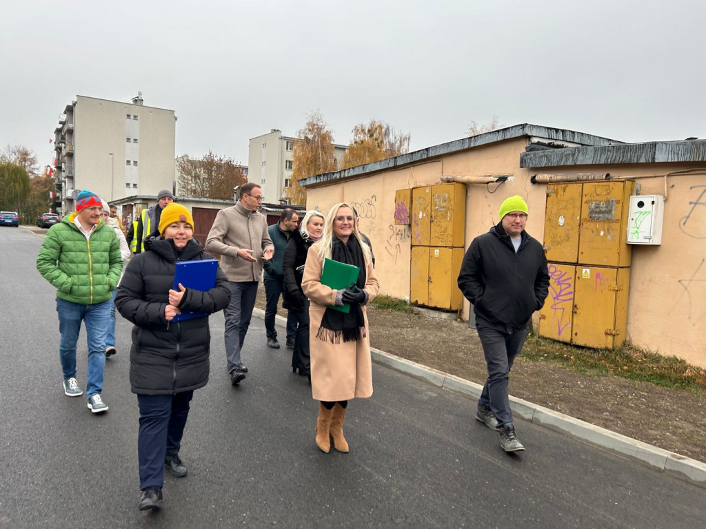 Odbiór ul. Garażowej w Tarnobrzegu