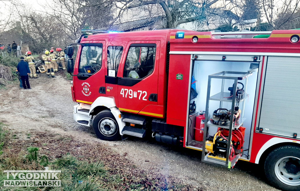 Wypadek w Węgrcach Szlacheckich w gm. Klimontów