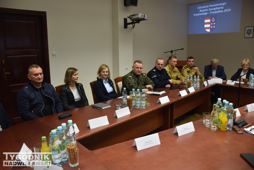 Spotkanie zespołu zarządzanie kryzysowego