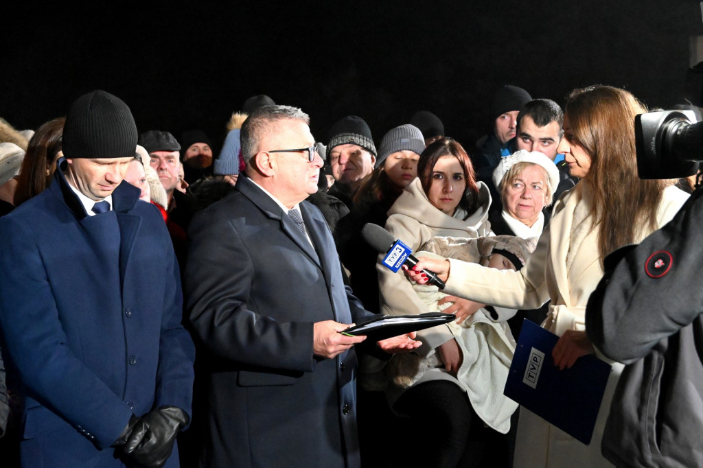 Protest w sprawie szkół w gminie Grębów trafił do TVP