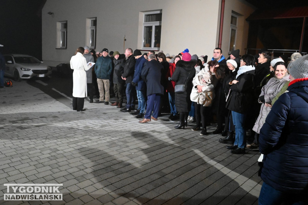 Protest w sprawie szkół w gminie Grębów trafił do TVP