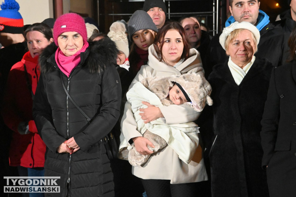 Protest w sprawie szkół w gminie Grębów trafił do TVP