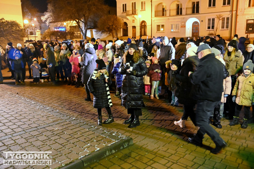 Rozświetlanie miejskiej choinki w Tarnobrzegu