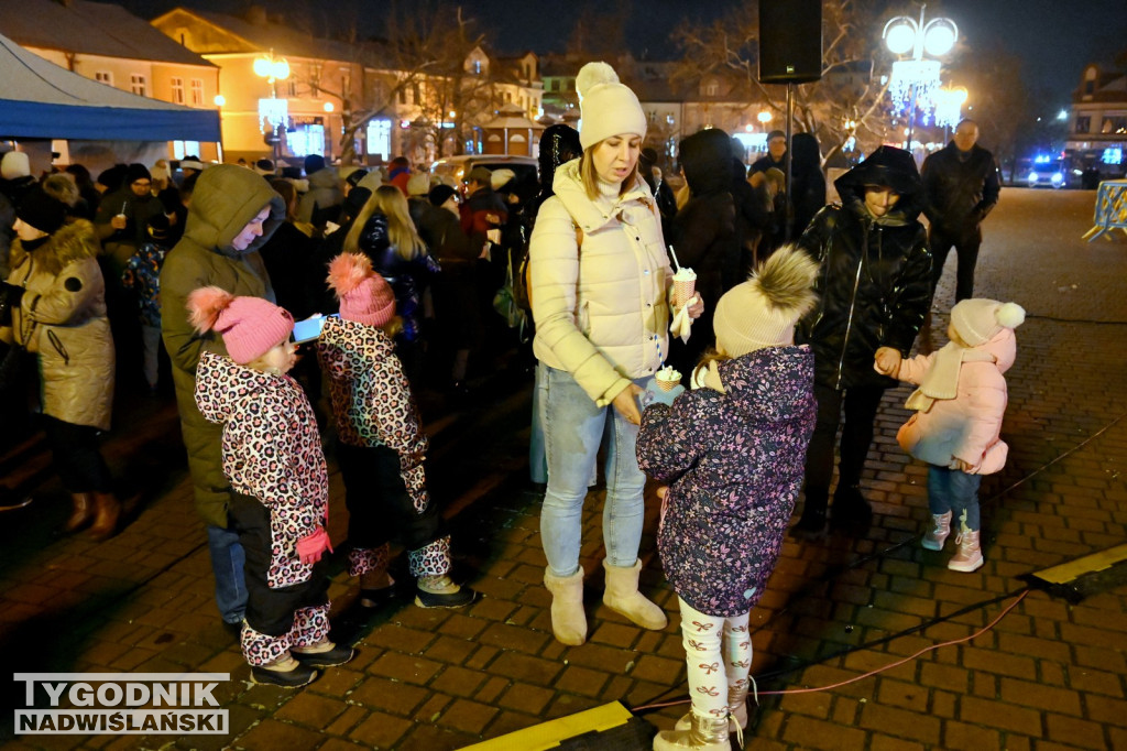 Rozświetlanie miejskiej choinki w Tarnobrzegu