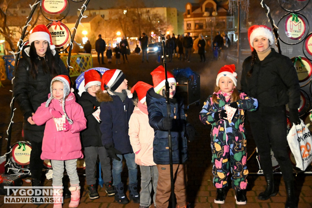 Rozświetlanie miejskiej choinki w Tarnobrzegu