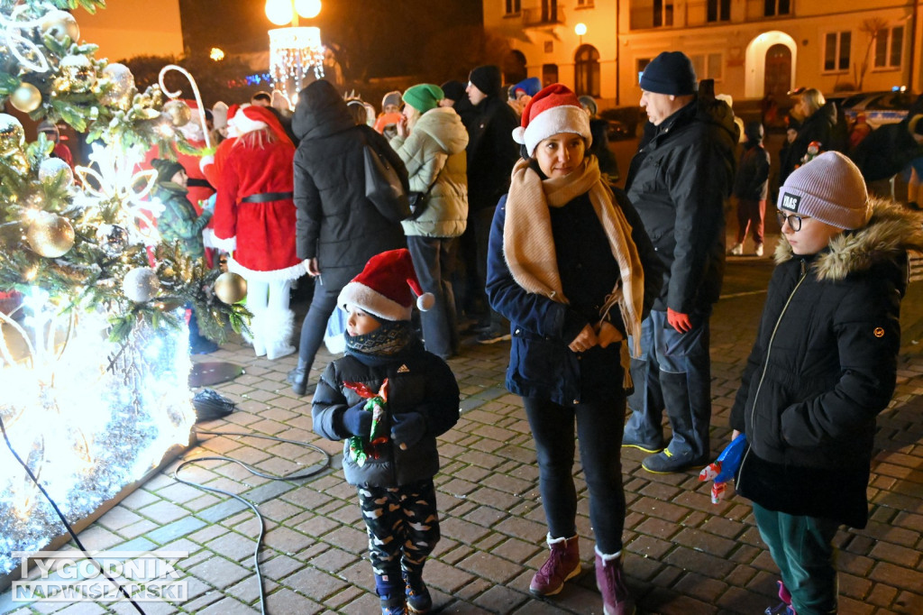 Rozświetlanie miejskiej choinki w Tarnobrzegu