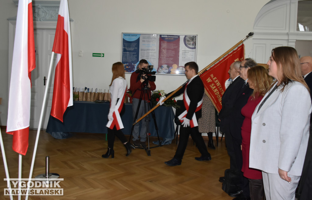 Uroczystość w ZSE w Sandomierzu