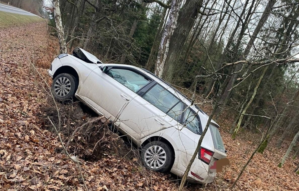 Skoda uderzyła w drzewo w pow. staszowskim