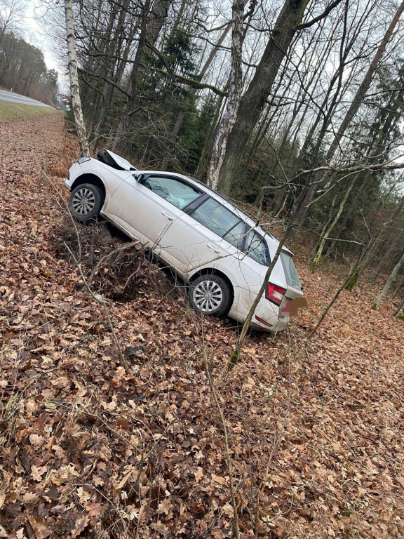 Skoda uderzyła w drzewo w pow. staszowskim