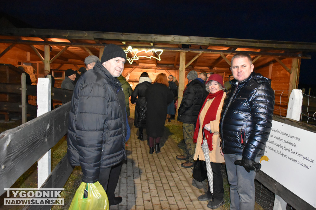 Otwarcie żywej szopki w Sandomierzu