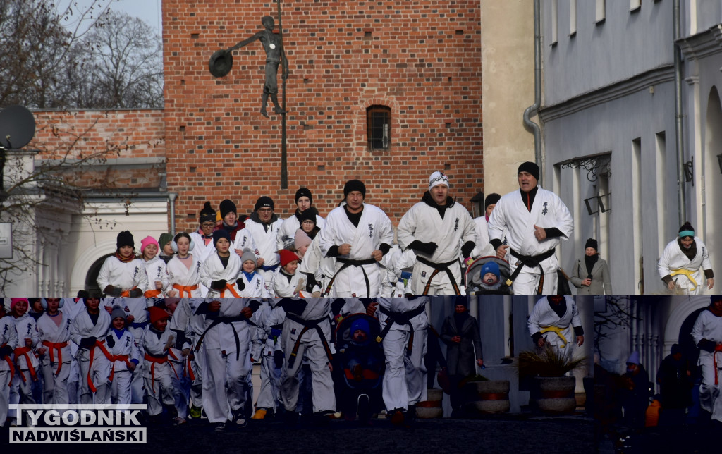 Noworoczny trening karate w Sandomierzu