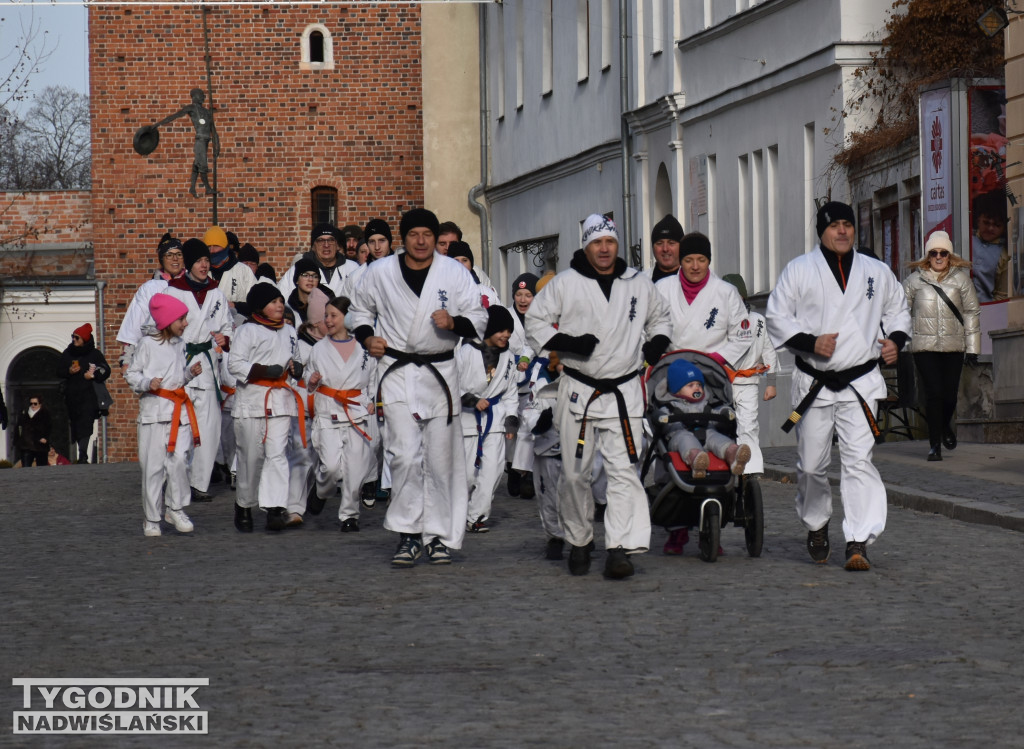 Noworoczny trening karate w Sandomierzu