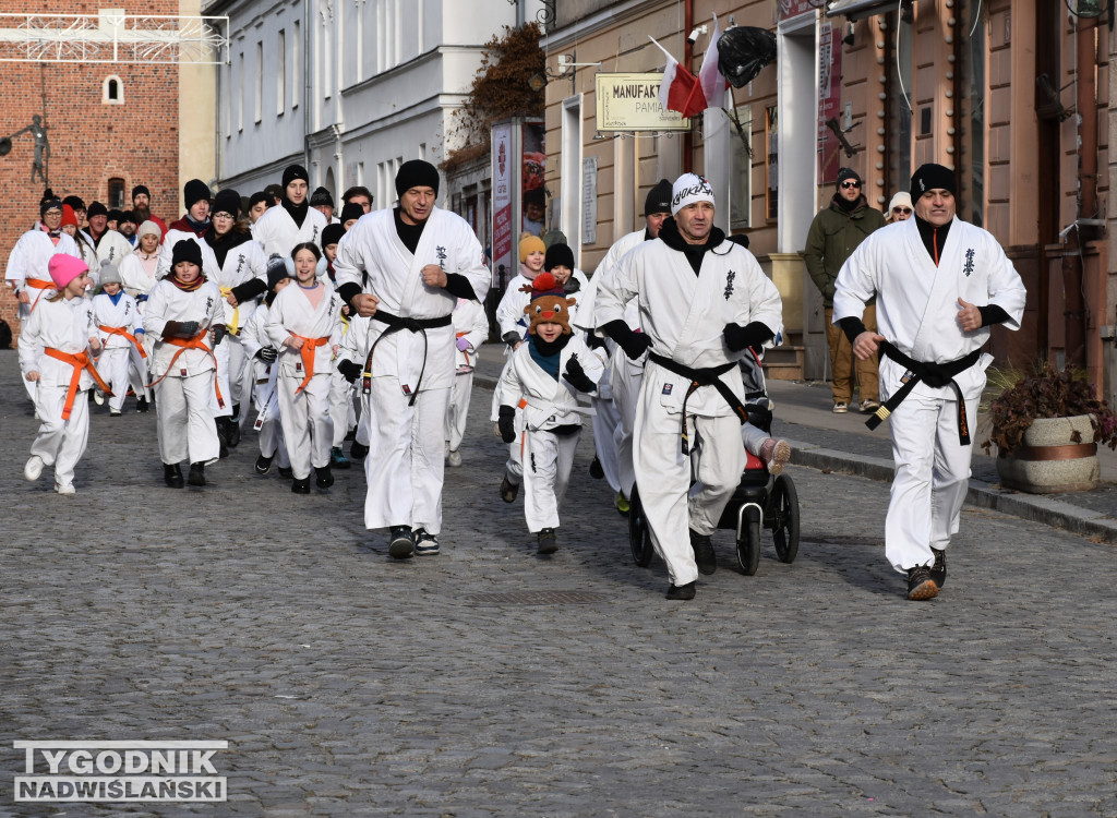 Noworoczny trening karate w Sandomierzu