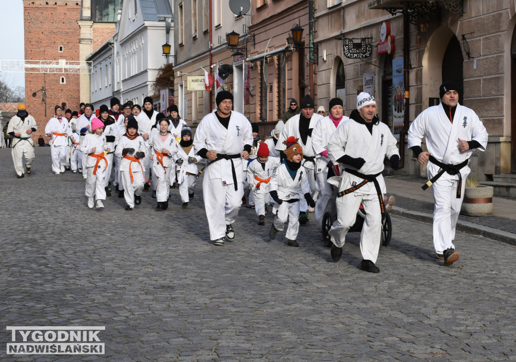 Noworoczny trening karate w Sandomierzu