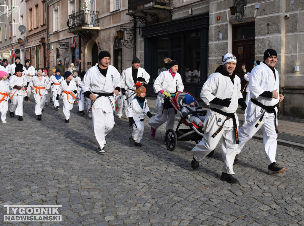 Noworoczny trening karate w Sandomierzu