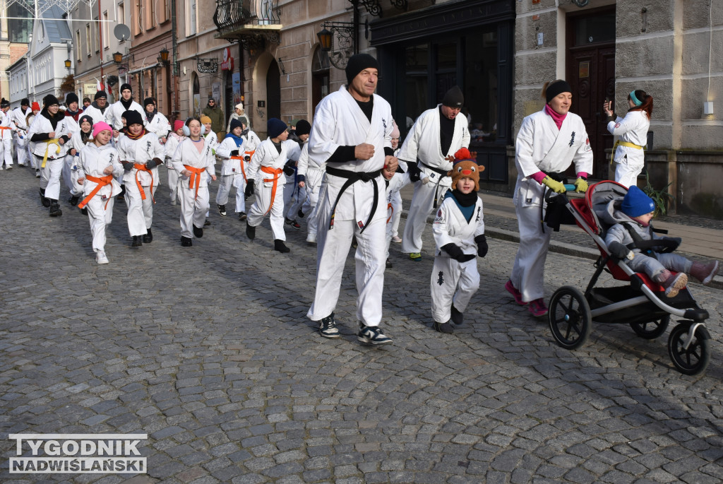 Noworoczny trening karate w Sandomierzu