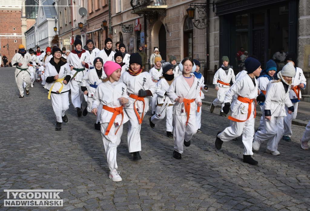 Noworoczny trening karate w Sandomierzu