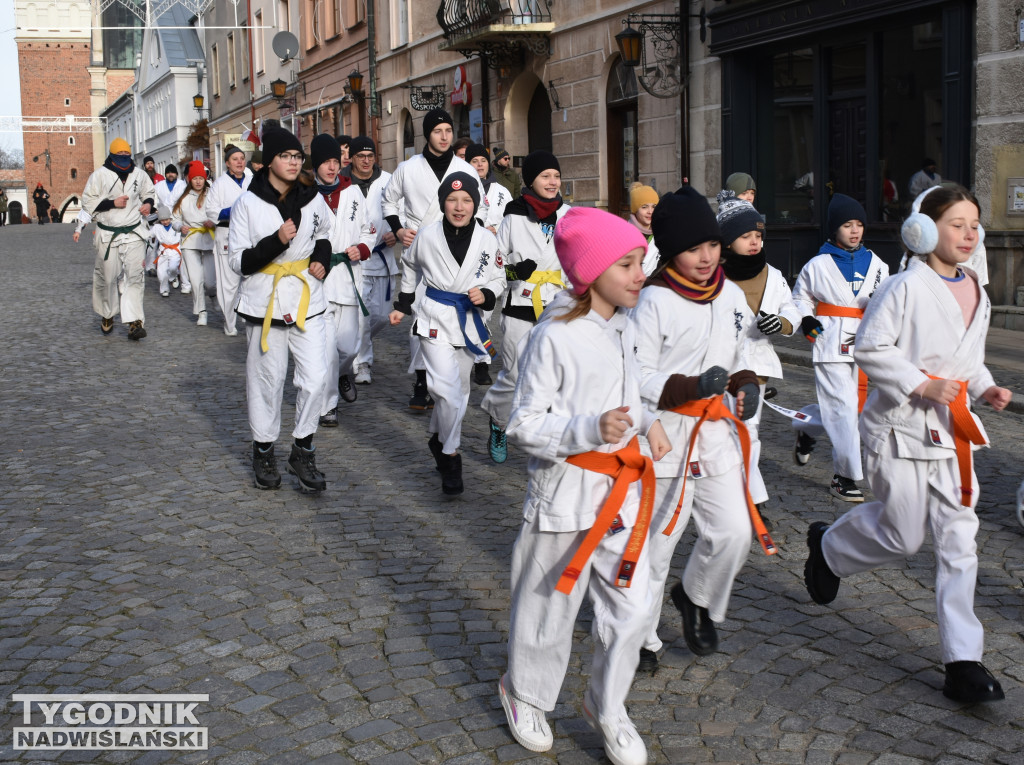 Noworoczny trening karate w Sandomierzu