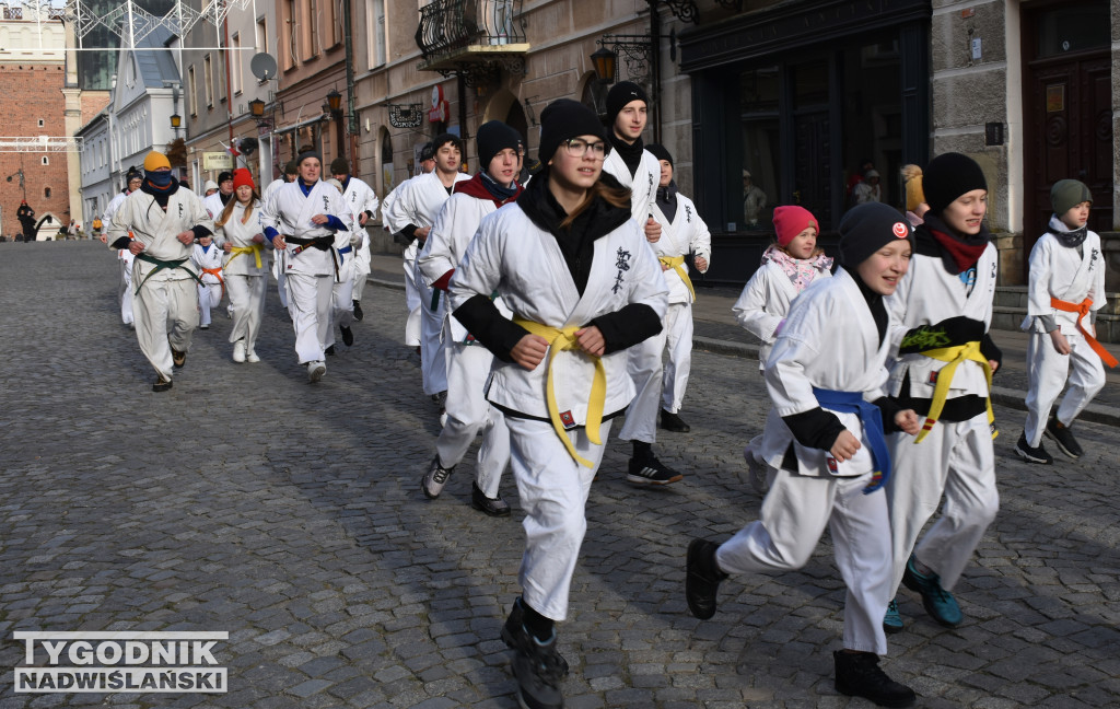 Noworoczny trening karate w Sandomierzu