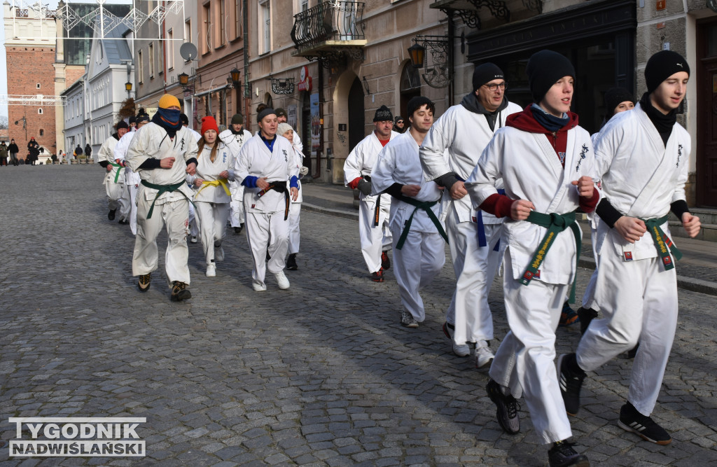 Noworoczny trening karate w Sandomierzu