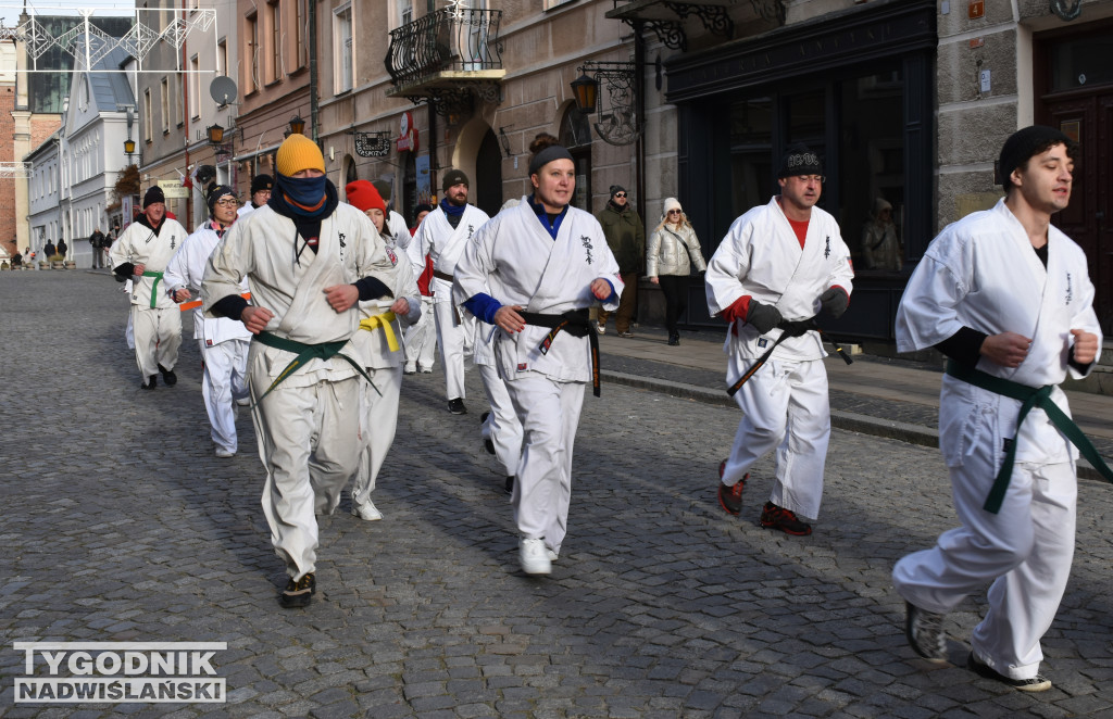 Noworoczny trening karate w Sandomierzu