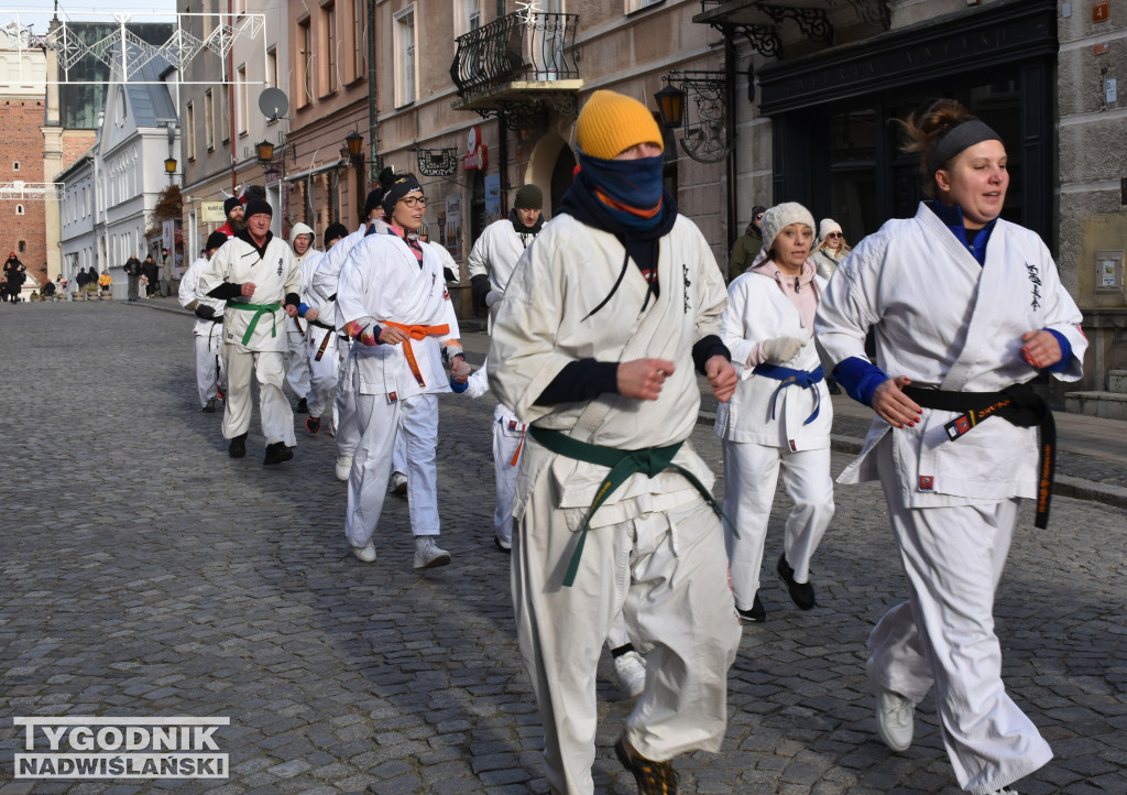 Noworoczny trening karate w Sandomierzu