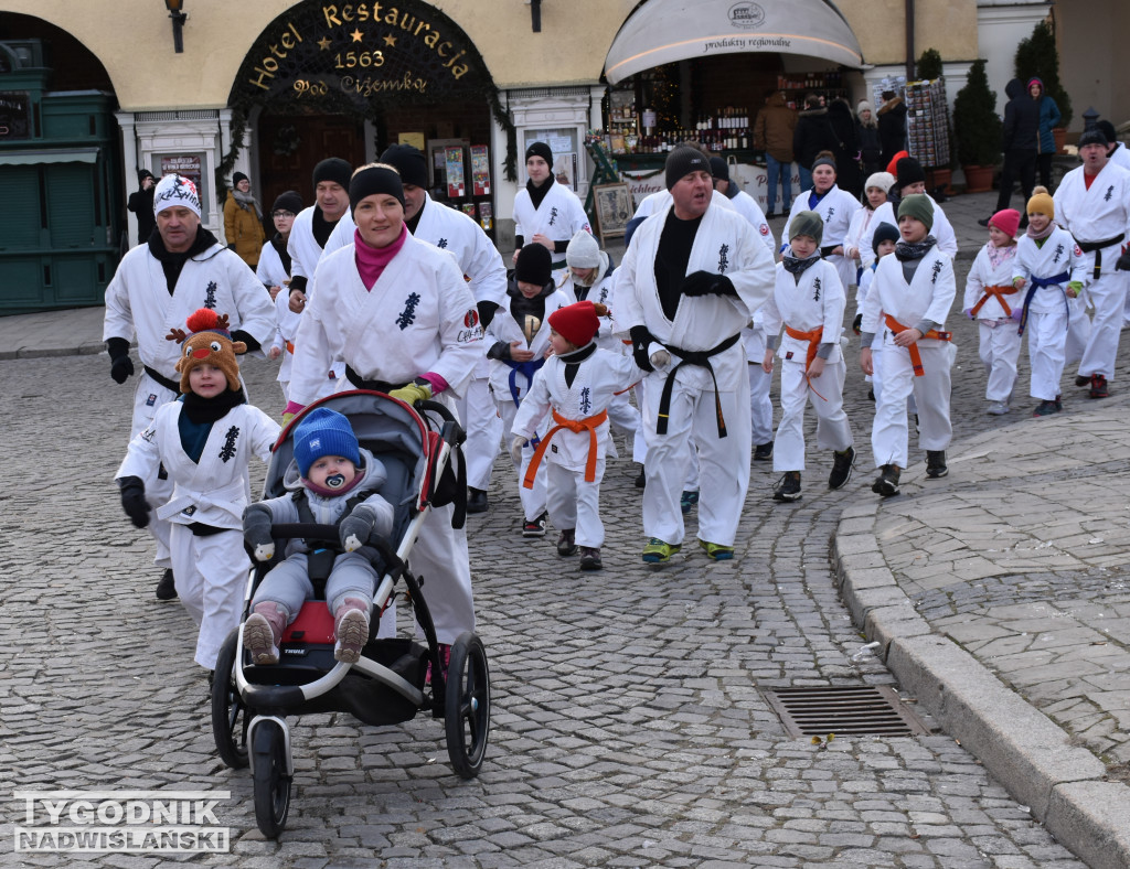 Noworoczny trening karate w Sandomierzu