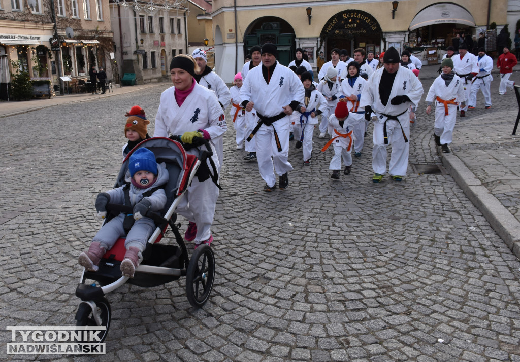 Noworoczny trening karate w Sandomierzu