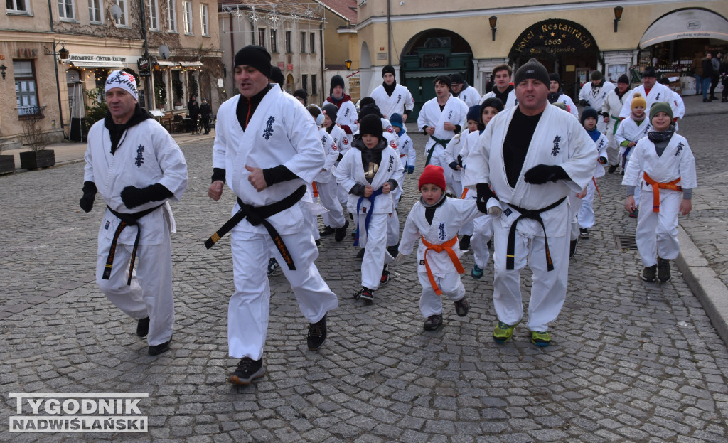 Noworoczny trening karate w Sandomierzu