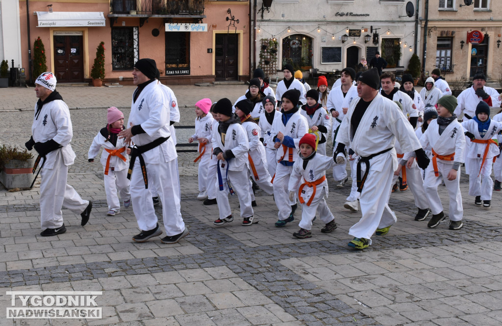 Noworoczny trening karate w Sandomierzu