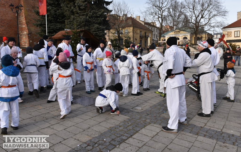 Noworoczny trening karate w Sandomierzu