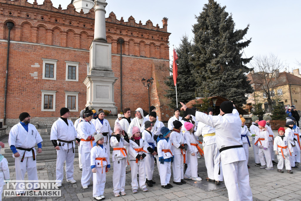 Noworoczny trening karate w Sandomierzu