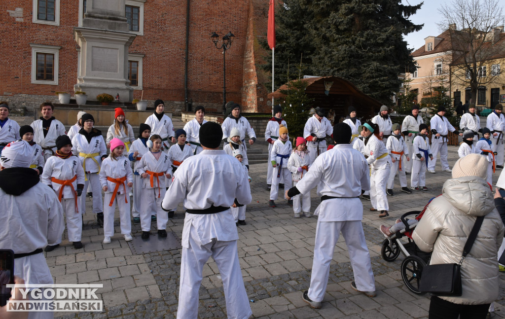 Noworoczny trening karate w Sandomierzu