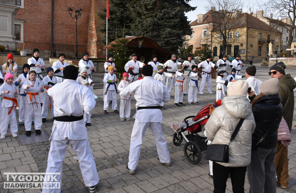 Noworoczny trening karate w Sandomierzu