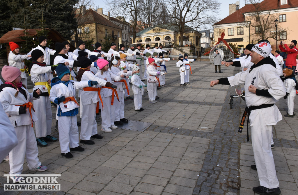 Noworoczny trening karate w Sandomierzu