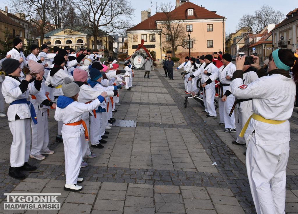 Noworoczny trening karate w Sandomierzu