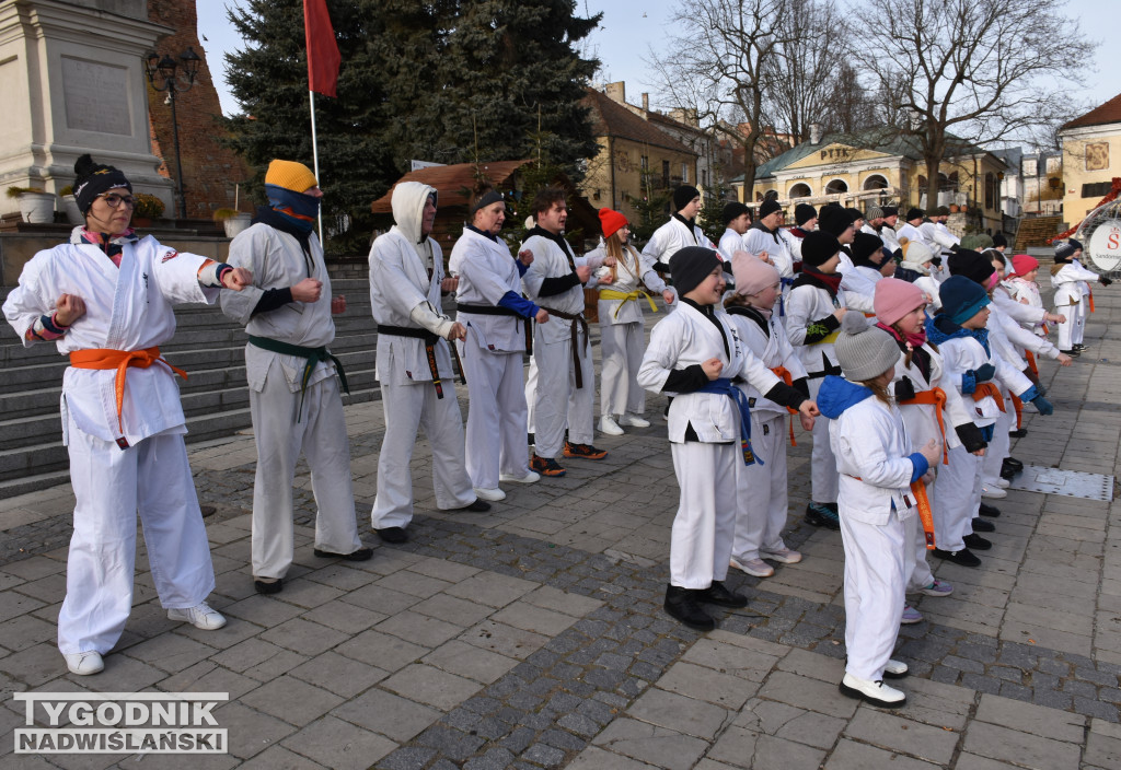 Noworoczny trening karate w Sandomierzu