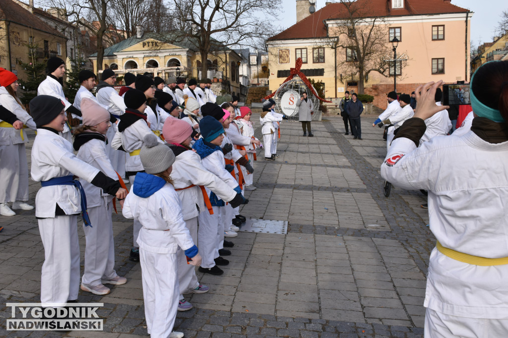 Noworoczny trening karate w Sandomierzu