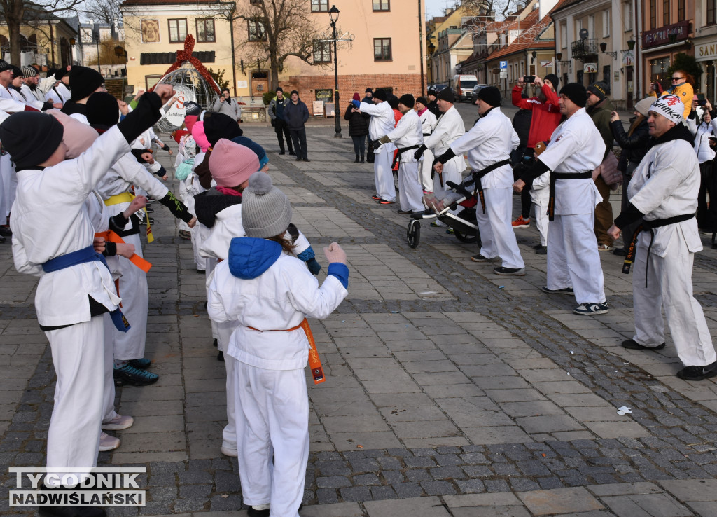 Noworoczny trening karate w Sandomierzu