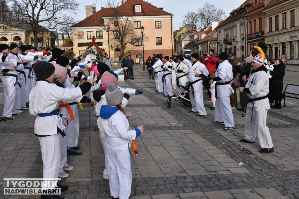 Noworoczny trening karate w Sandomierzu