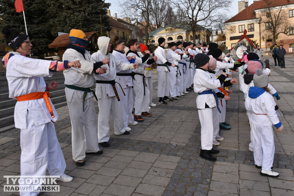 Noworoczny trening karate w Sandomierzu