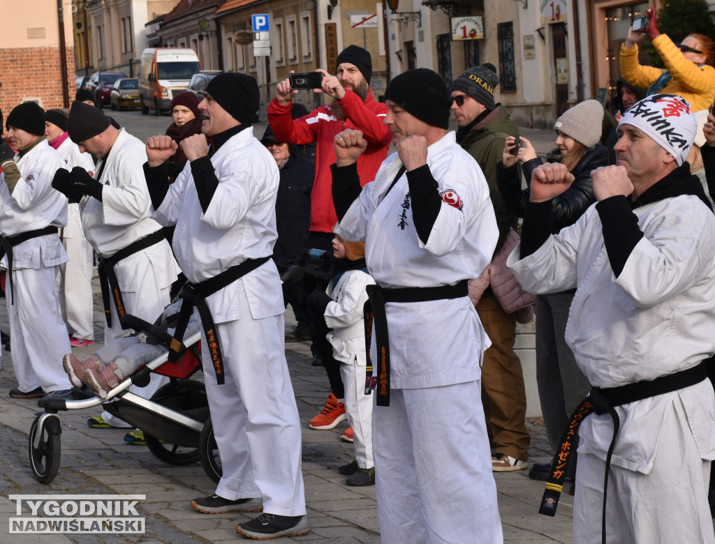 Noworoczny trening karate w Sandomierzu