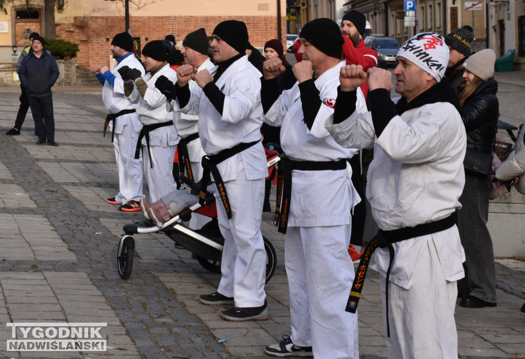 Noworoczny trening karate w Sandomierzu