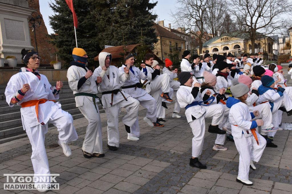 Noworoczny trening karate w Sandomierzu