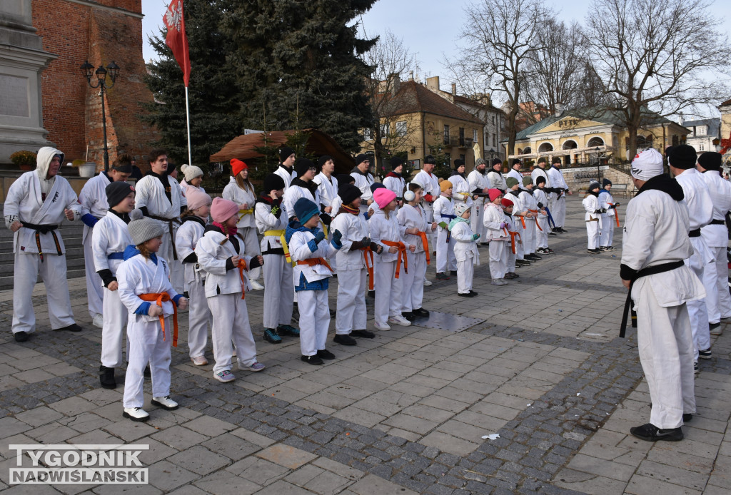 Noworoczny trening karate w Sandomierzu