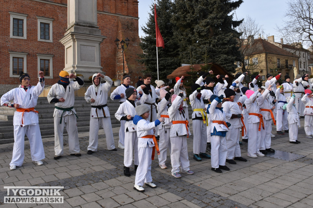 Noworoczny trening karate w Sandomierzu