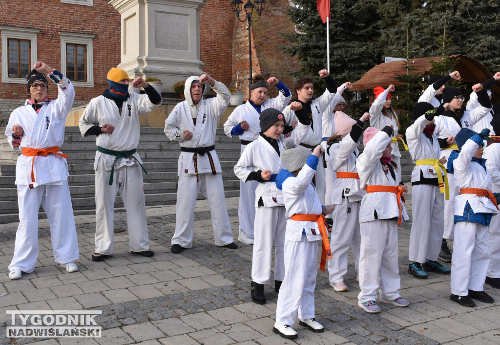 Noworoczny trening karate w Sandomierzu