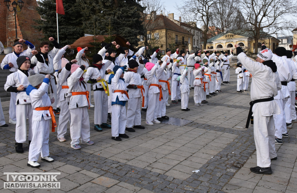 Noworoczny trening karate w Sandomierzu